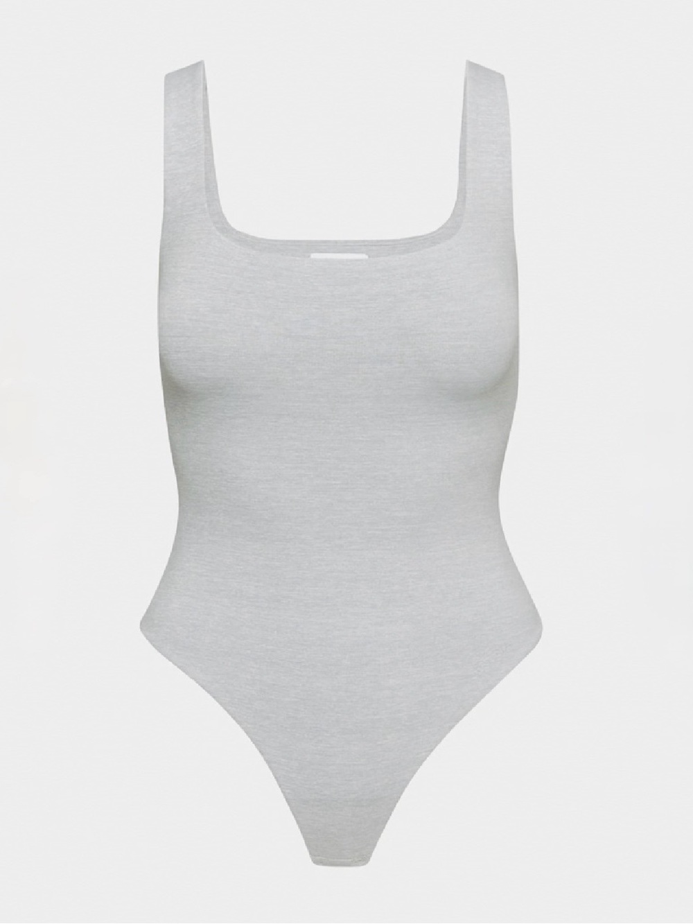 Aritzia Original Contour Squareneck Bodysuit in Grey